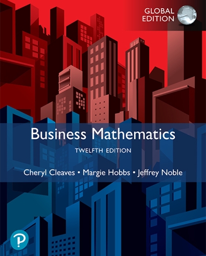 Business Mathematics, Global Edition + MyLab Maths with Pearson eText