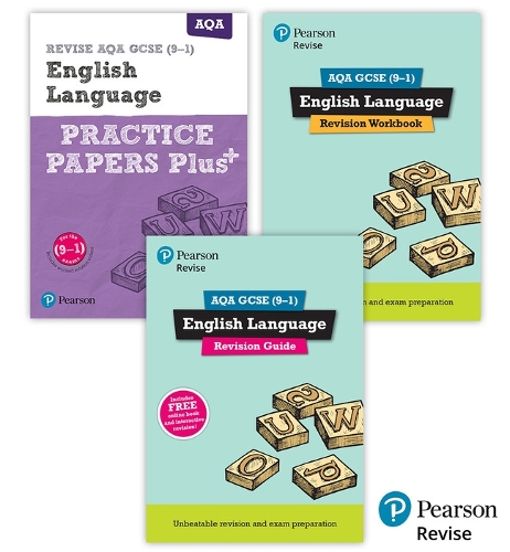 New Pearson Revise AQA GCSE (9-1) English Language Complete Revision & Practice Bundle - 2023 and 2024 exams