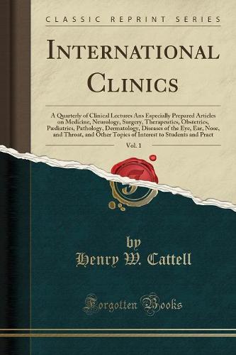 International Clinics, Vol. 1