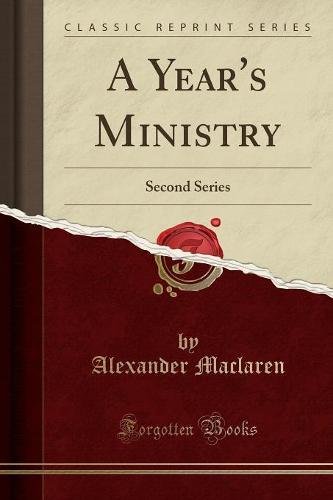 A Year's Ministry