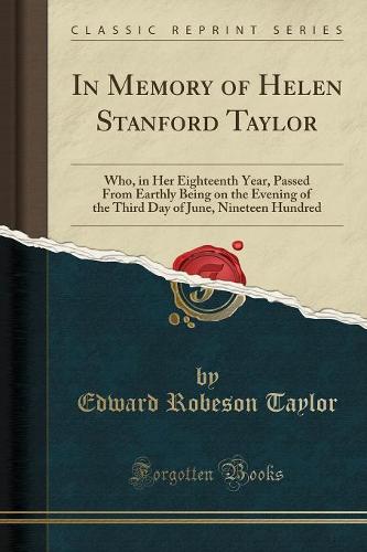 In Memory of Helen Stanford Taylor
