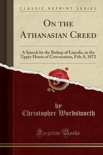 On the Athanasian Creed