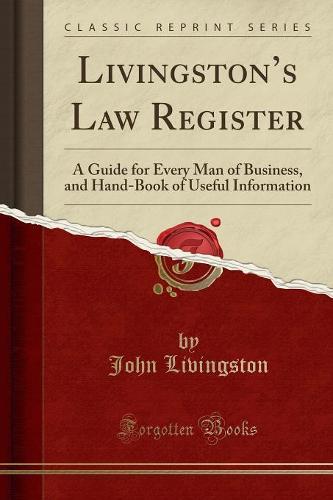 Livingston's Law Register