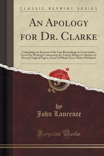 An Apology for Dr. Clarke