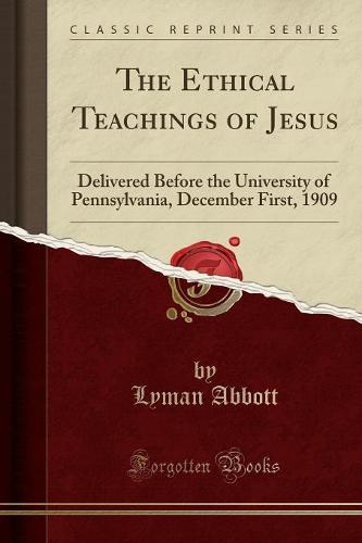 The Ethical Teachings of Jesus