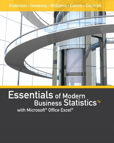 Essentials of Modern Business Statistics with MicrosoftÂ®Office ExcelÂ® (Book Only)
