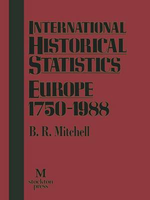 International Historical Statistics Europe 1750-1988 1992