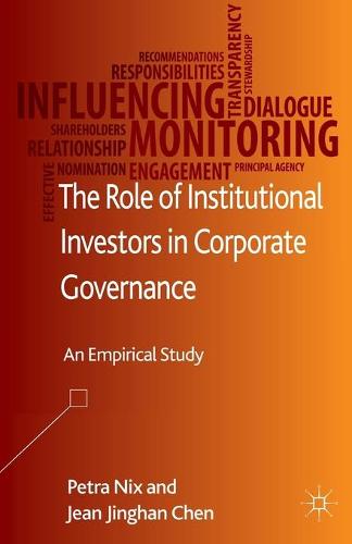 The Role of Institutional Investors in Corporate Governance