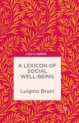 A Lexicon of Social Well-Being