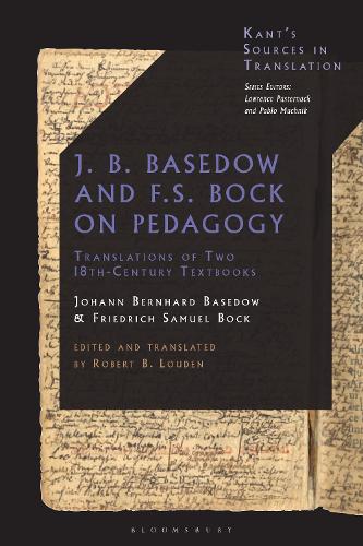 J. B. Basedow and F.S. Bock on Pedagogy