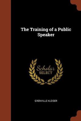 The Training of a Public Speaker