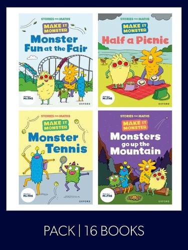 Stories for Maths: KS1: Make it Monsters (16 book pack)