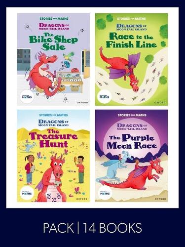 Stories for Maths: KS1: Dragons of Moontail Island (14 book pack)
