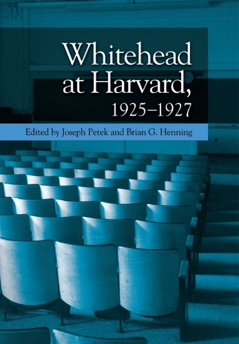 Whitehead at Harvard, 1925-1927