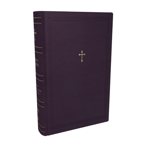 NKJV Compact Paragraph-Style Bible w/ 43,000 Cross References, Purple Leathersoft Zipper Closure, Red Letter, Comfort Print: Holy Bible, New King James Version