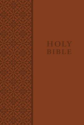 KJV Study Bible, Personal Size, Leathersoft, Brown, Red Letter Edition