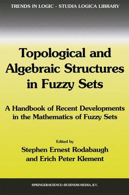 Topological and Algebraic Structures in Fuzzy Sets