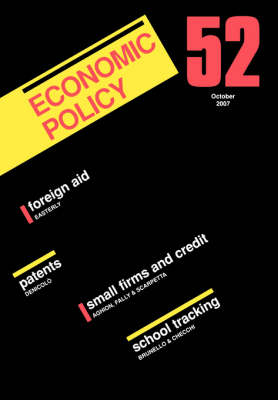 Economic Policy 52
