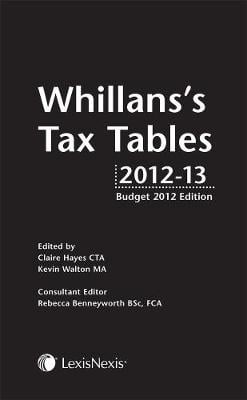 Whillans's Tax Tables 2012-13