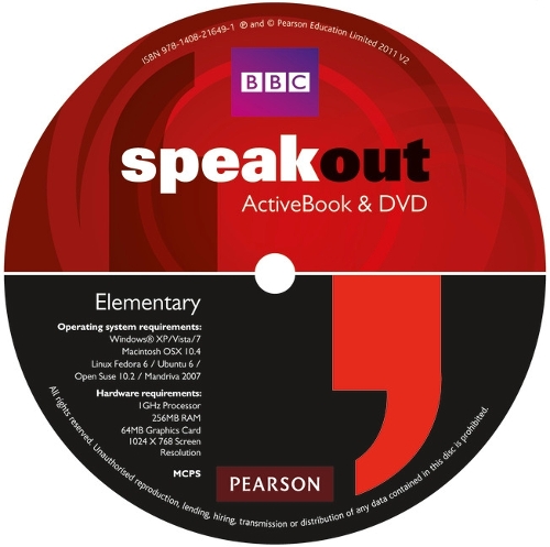 Speakout Elementary DVD/Active book Multi-Rom for pack