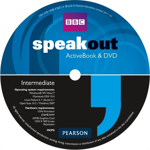 Speakout Intermediate DVD/Active book Multi-Rom for pack