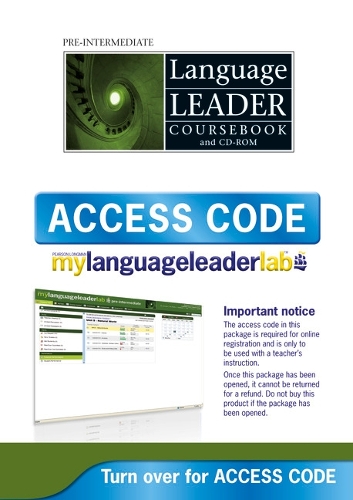 Language Leader Pre-Intermediate MyLab and Access Card