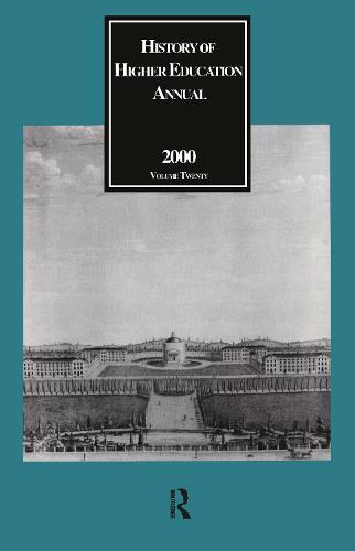 History of Higher Education Annual: 2000