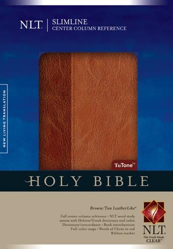 Slimline Center Column Reference Bible-NLT
