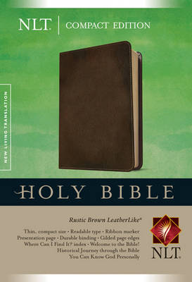NLT Compact Edition, Rustic Brown