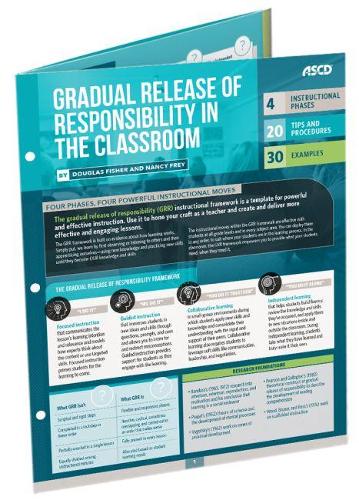 Gradual Release of Responsibility in the Classroom (Quick Reference Guide 25-Pack)