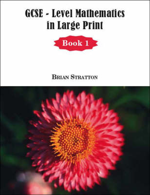 GCSE Level Mathematics in Large Print