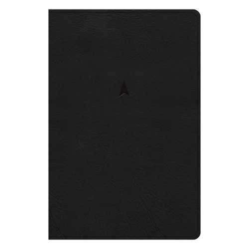 CSB Men's Daily Bible, Black Leathertouch