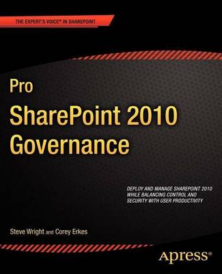 Pro SharePoint 2010 Governance