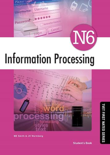 Information Processing N6 Student's Book and CD (New)
