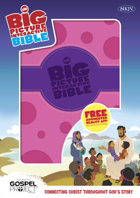 The NKJV Big Picture Interactive Bible, Purple/Pink Polka Dot LeatherTouch