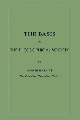 The Basis of the Theosophical Society
