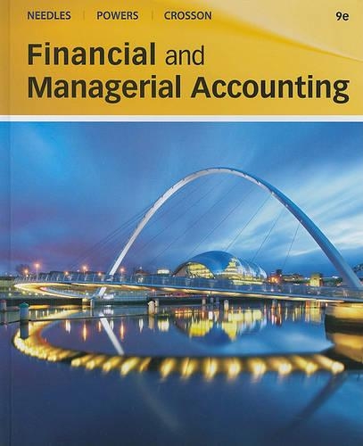 Financial and Managerial Accounting