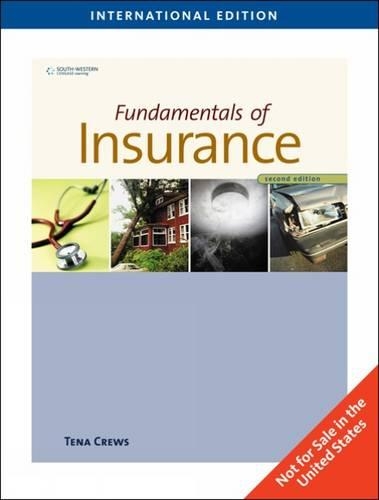 Fundamentals of Insurance, International Edition