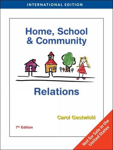 Home, School, and Community Relations