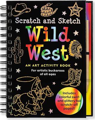 Scratch & sketch wild west