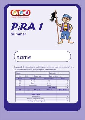Progress in Reading Assessment Test 1, Summer Pk10