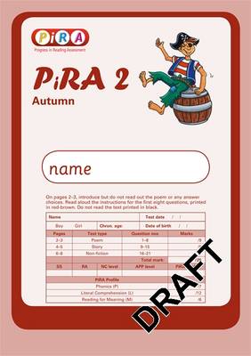 Progress in Reading Assessment: Autumn Test 2