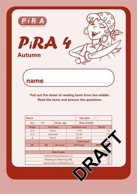 Progress in Reading Assessment Test 4, Autumn Pk10