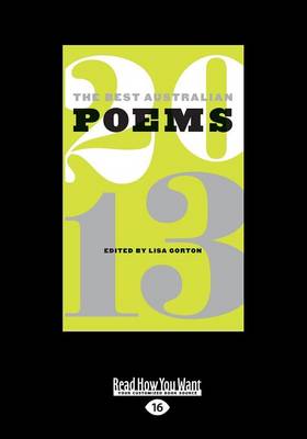 The Best Australian Poems 2013