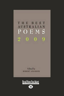 The Best Australian Poems 2009