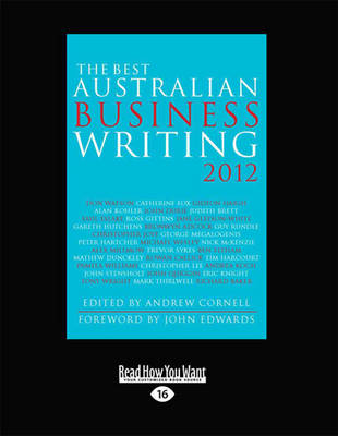 The Best Australian Business Writing 2012