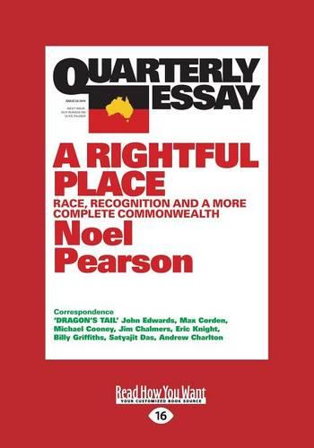 Quarterly Essay 55 A Rightful Place