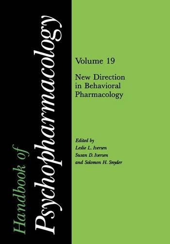 Handbook of Psychopharmacology