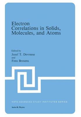 Electron Correlations in Solids, Molecules, and Atoms