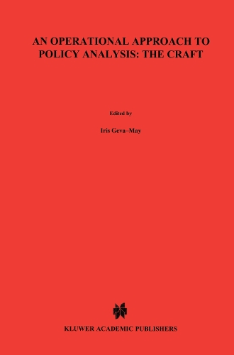 An Operational Approach to Policy Analysis: The Craft